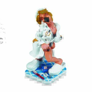 Statuetta satirica di assistente alla poltrona